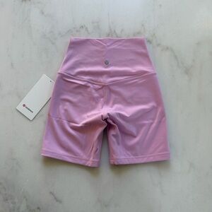 lululemon Vita Pink Align Shorts High-Rise Bike Shorts Size 2